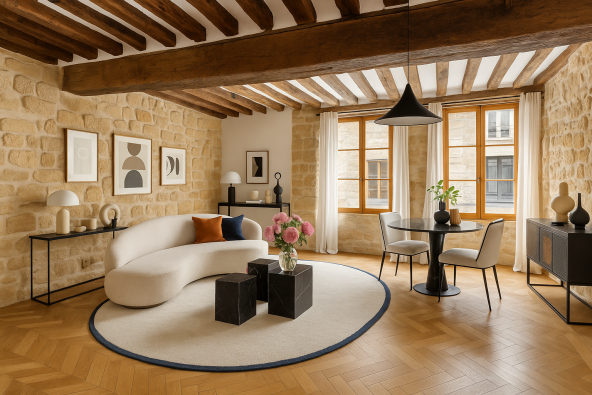 Vente Duplex de luxe Paris 3 2 Pièces 73 m²