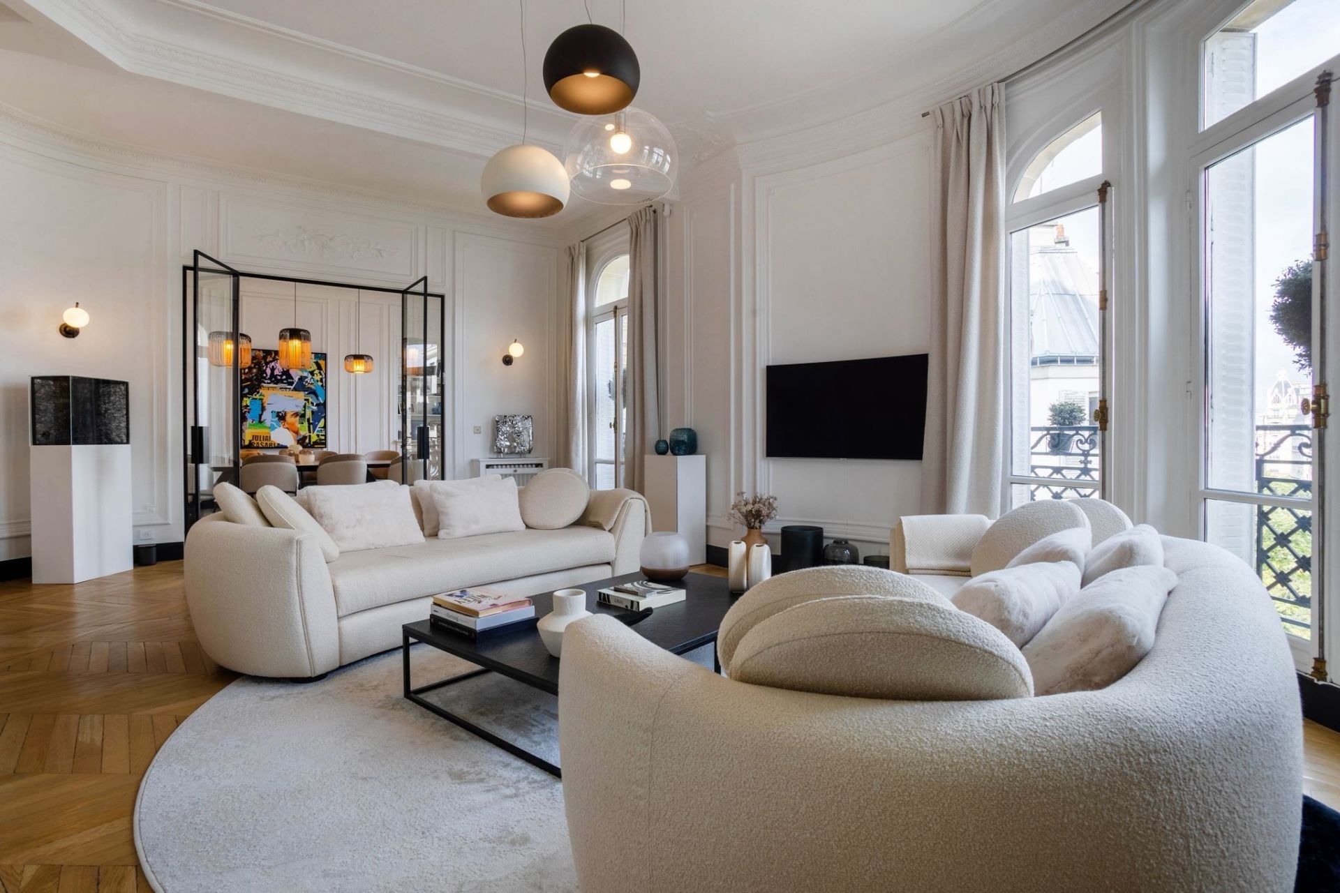 luxury apartment 5 Rooms for rent on PARIS (75017)