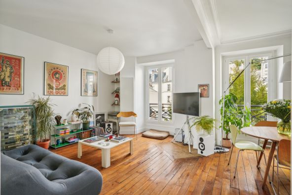 Vente Appartement de luxe Paris 18 3&nbsp;Pièces 62&nbsp;m²