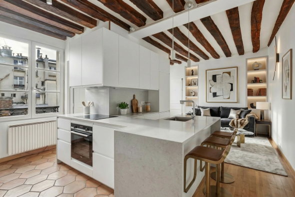 Sale Luxury apartment Paris 4 2&nbsp;Rooms 40.65&nbsp;m²