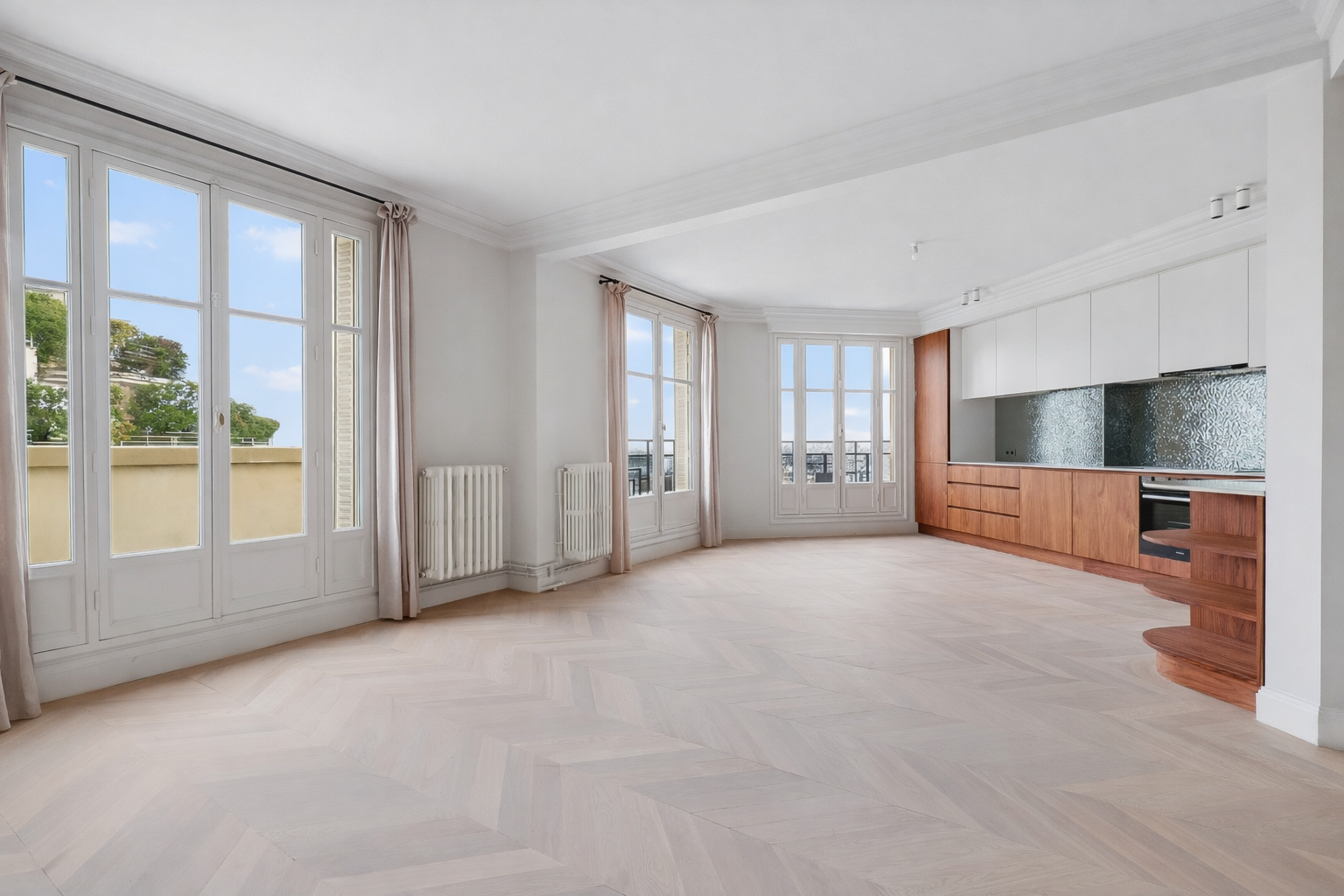 luxury apartment 3 Rooms for sale on PARIS (75016)