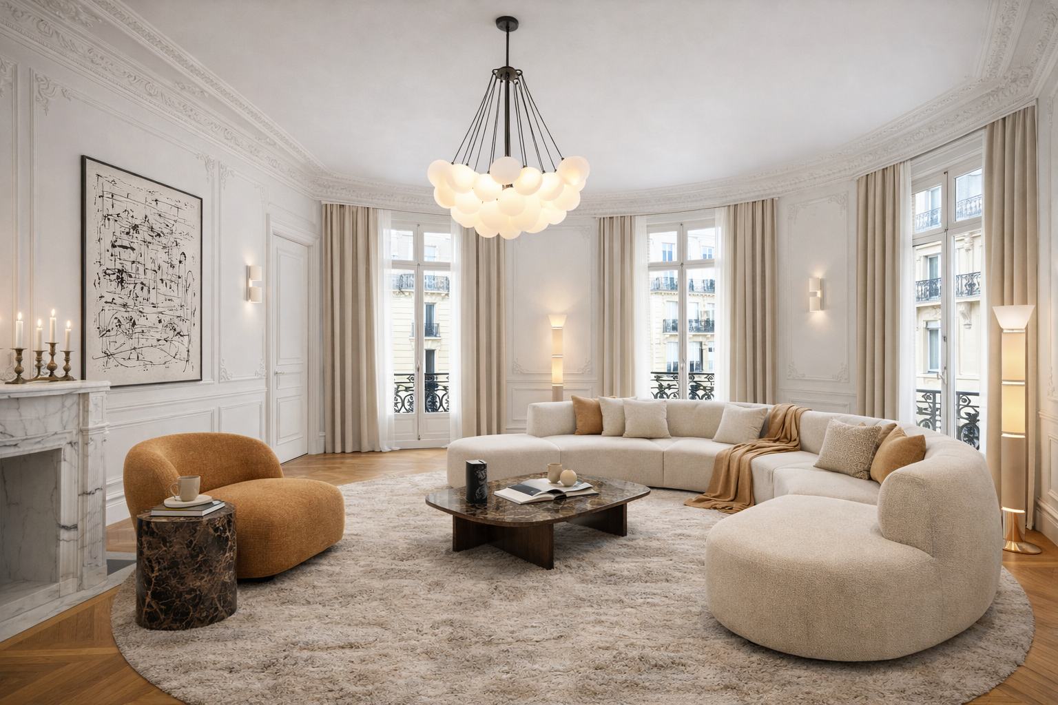 luxury apartment 5 Rooms for sale on PARIS (75016)