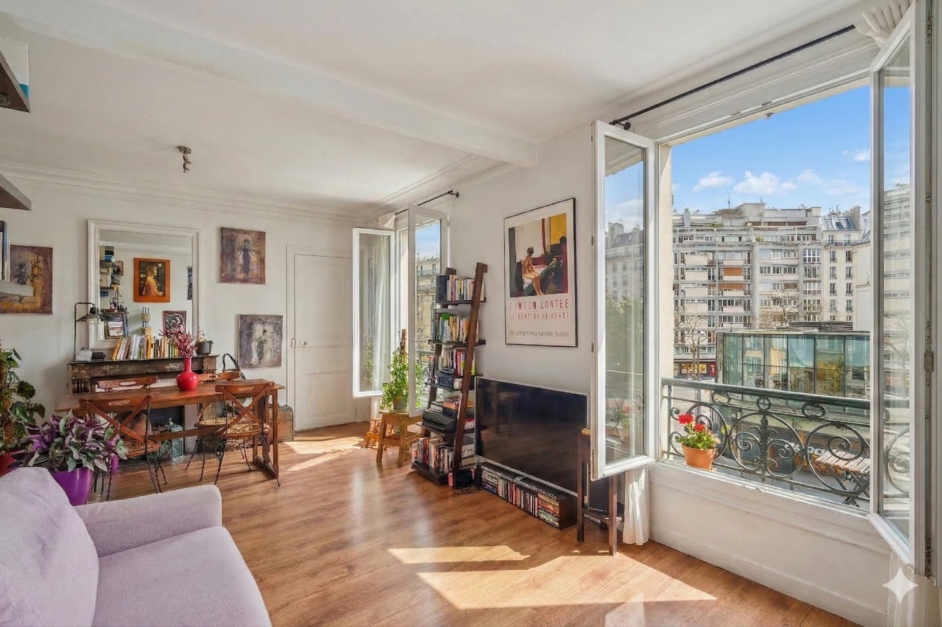 luxury apartment 3 Rooms for sale on PARIS (75015)
