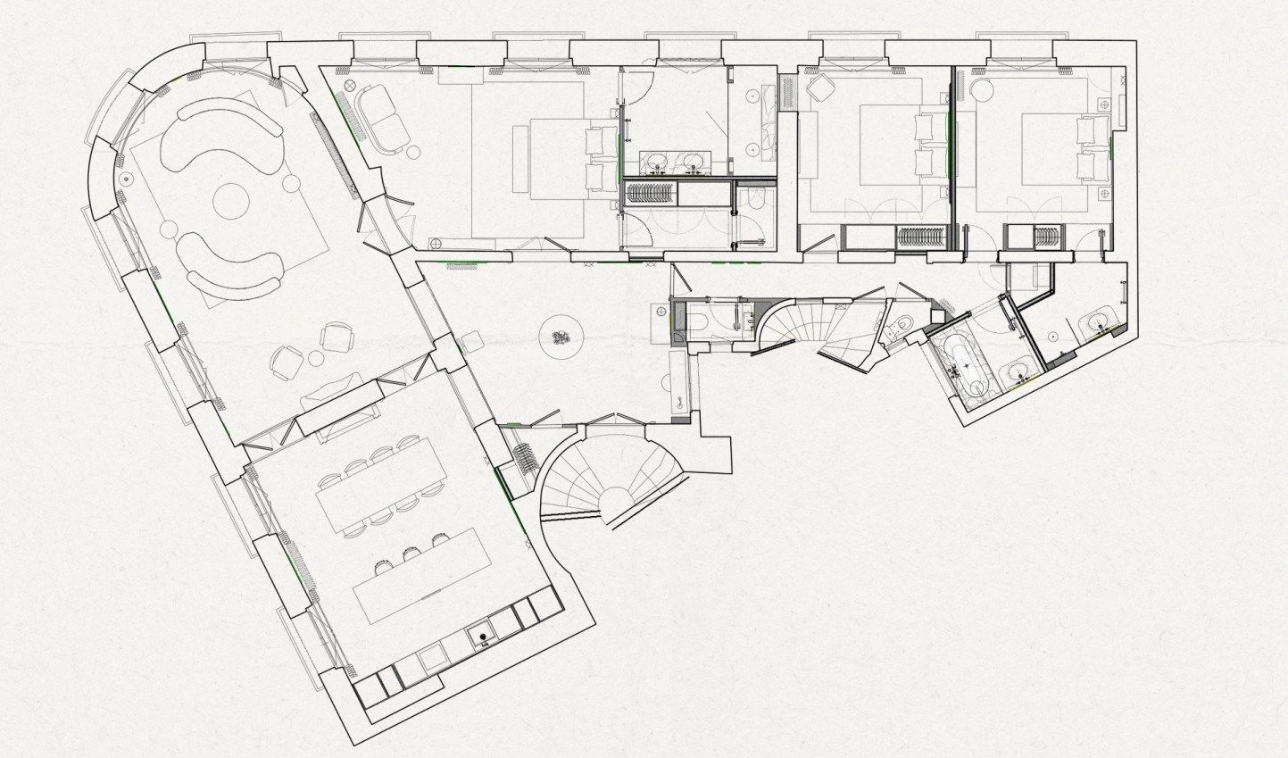 luxury apartment 5 Rooms for sale on PARIS (75007)