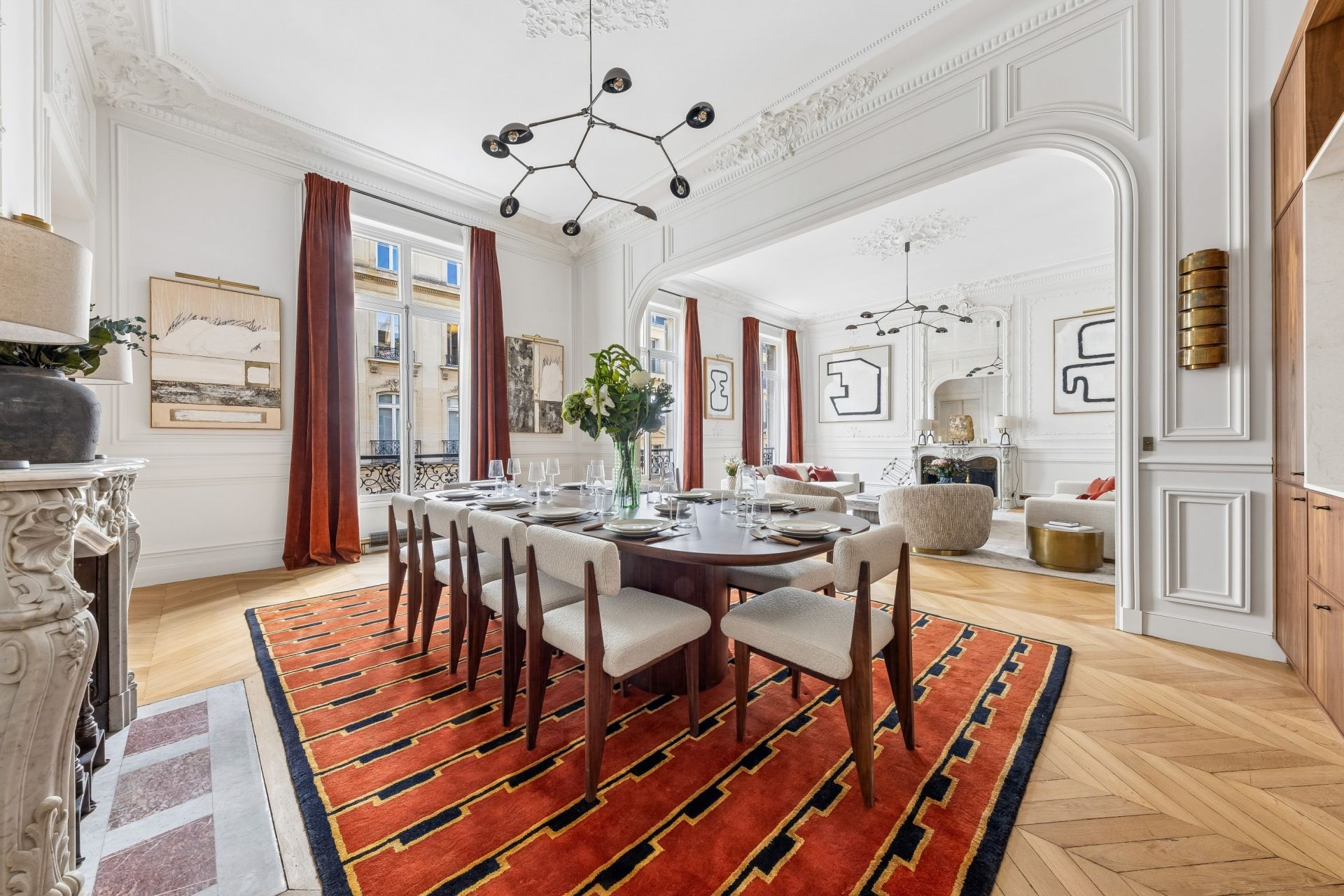 luxury apartment 5 Rooms for sale on PARIS (75008)