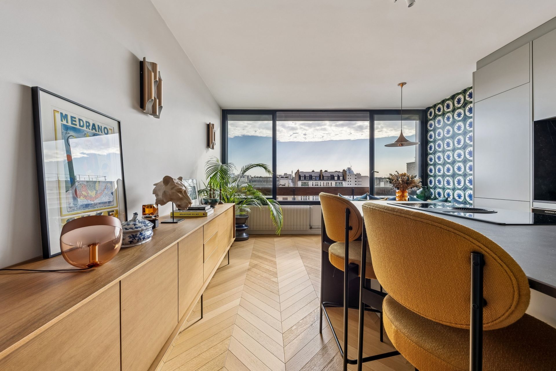 luxury apartment 3 Rooms for sale on PARIS (75016)