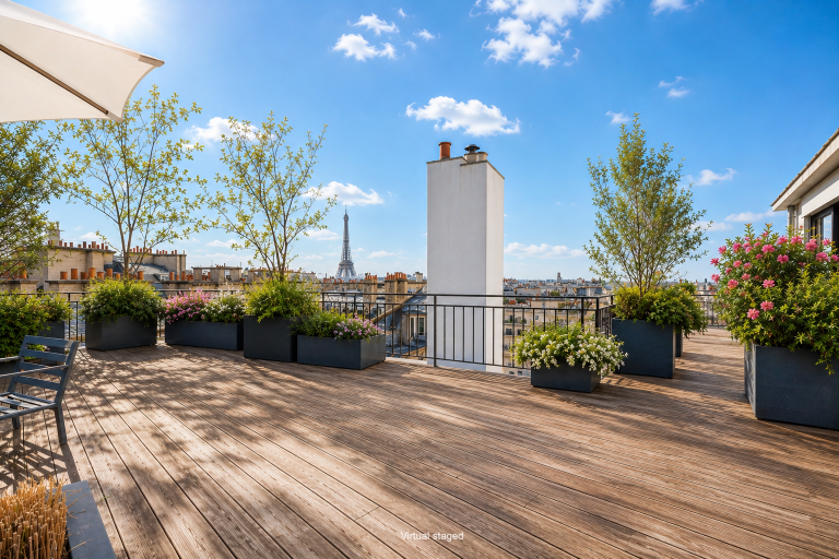 luxury duplex 5 Rooms for sale on PARIS (75016)