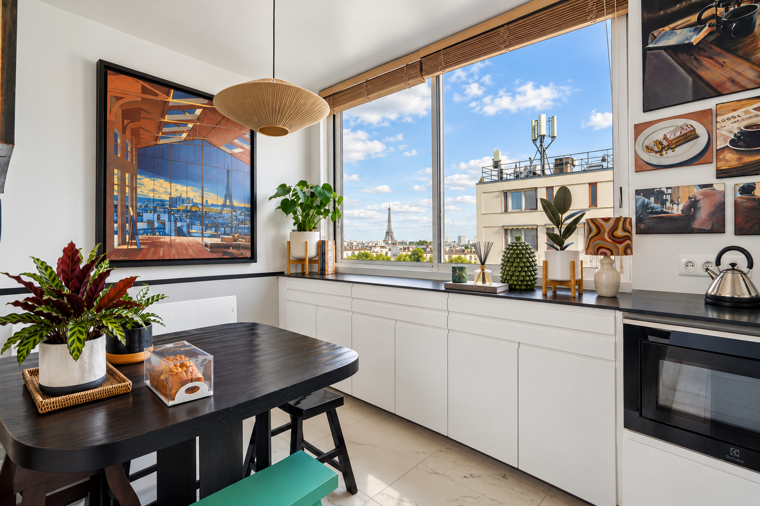 luxury apartment 4 Rooms for sale on PARIS (75016)