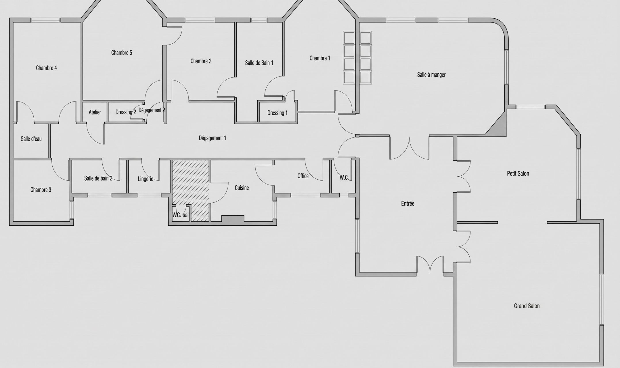 luxury apartment 8 Rooms for sale on PARIS (75116)