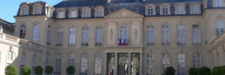 Of the Elysée Palace at 55 Rue du Faubourg Saint-Honoré in Paris